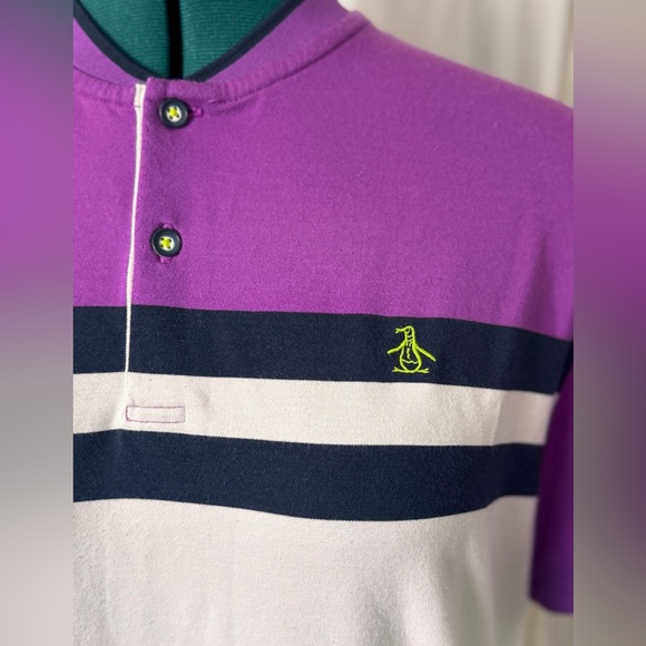Original Penguin Men's The VIP Sportsman Short Sleeve Polo Golf Shirt Size L - Picture 6 of 11